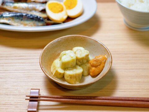 蒸しなすのみそだれ添え【和食・副菜】#ナス